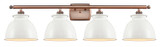 Bathroom Fixtures Four Lights by Innovations ( 405 | 516-4W-AC-M14-W Ballston ) 