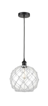 Mini Pendants Glass Down by Innovations ( 405 | 616-1P-BK-G122-10RW Edison ) 
