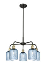 Mid. Chandeliers Glass Down by Innovations ( 405 | 516-5CR-BAB-G559-5BL Downtown Urban ) 
