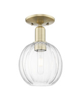 Semi-Flush Mts. Glass Down by Innovations ( 405 | 716-1C-AB-G458-7CL Arcadia ) 
