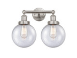 Bathroom Fixtures Two Lights by Innovations ( 405 | 616-2W-SN-G204-8 Edison ) 