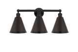 Bathroom Fixtures Three Lights by Innovations ( 405 | 616-3W-BK-MBC-8-BK Edison ) 