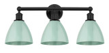 Bathroom Fixtures Three Lights by Innovations ( 405 | 616-3W-BK-MBD-75-SF Edison ) 