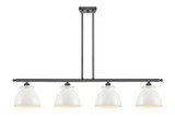 Linear/Island 4 Light + by Innovations ( 405 | 516-4I-BK-M14-W Ballston ) 