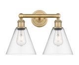 Bathroom Fixtures Two Lights by Innovations ( 405 | 616-2W-BB-GBC-82 Edison ) 