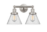 Bathroom Fixtures Two Lights by Innovations ( 405 | 616-2W-SN-G44 Edison ) 