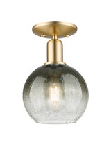 Semi-Flush Mts. Glass Down by Innovations ( 405 | 716-1C-CB-G483-8SL Arcadia ) 