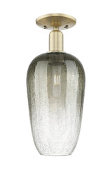 Semi-Flush Mts. Glass Down by Innovations ( 405 | 716-1C-AB-G484-7SL Arcadia ) 