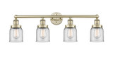 Bathroom Fixtures Four Lights by Innovations ( 405 | 616-4W-AB-G52 Edison ) 