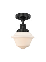 Semi-Flush Mts. Glass Down by Innovations ( 405 | 616-1F-BK-G531 Edison ) 