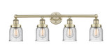 Bathroom Fixtures Four Lights by Innovations ( 405 | 616-4W-AB-G54 Edison ) 