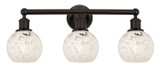Bathroom Fixtures Three Lights by Innovations ( 405 | 616-3W-OB-G1216-6WM Edison ) 