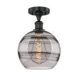 Semi-Flush Mts. Glass Down by Innovations ( 405 | 616-1F-BK-G556-10SM Edison ) 