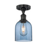 Semi-Flush Mts. Glass Down by Innovations ( 405 | 616-1F-BK-G558-6BL Edison ) 