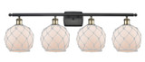 Bathroom Fixtures Four Lights by Innovations ( 405 | 516-4W-BAB-G121-8RW Ballston ) 