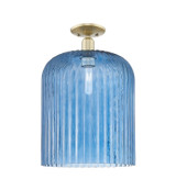 Semi-Flush Mts. Glass Down by Innovations ( 405 | 716-1C-AB-G559-12BL Arcadia ) 