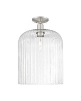 Semi-Flush Mts. Glass Down by Innovations ( 405 | 716-1C-SN-G559-12CL Arcadia ) 