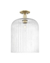 Semi-Flush Mts. Glass Down by Innovations ( 405 | 716-1C-AB-G559-12CL Arcadia ) 