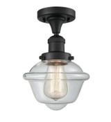 Semi-Flush Mts. Glass Down by Innovations ( 405 | 517-1CH-BK-G532 Franklin Restoration ) 