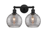 Bathroom Fixtures Two Lights by Innovations ( 405 | 616-2W-BK-G1213-8SM Edison ) 