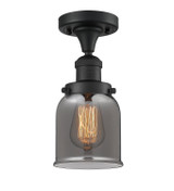 Semi-Flush Mts. Glass Down by Innovations ( 405 | 517-1CH-BK-G53-LED Franklin Restoration ) 