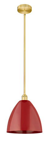 Mini Pendants Metal Shade by Innovations ( 405 | 616-1S-SG-MBD-12-RD Edison ) 