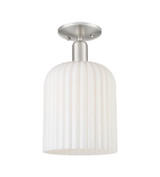 Semi-Flush Mts. Glass Down by Innovations ( 405 | 716-1C-SN-G559-8GWH Arcadia ) 