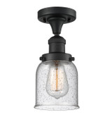 Semi-Flush Mts. Glass Down by Innovations ( 405 | 517-1CH-BK-G54-LED Franklin Restoration ) 