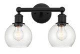 Bathroom Fixtures Two Lights by Innovations ( 405 | 616-2W-BK-G124-6 Edison ) 