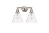 Bathroom Fixtures Two Lights by Innovations ( 405 | 616-2W-SN-GBC-82 Edison ) 