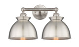Bathroom Fixtures Two Lights by Innovations ( 405 | 616-2W-SN-M14-SN Edison ) 