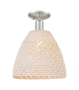 Semi-Flush Mts. Glass Down by Innovations ( 405 | 716-1C-SN-NBD-12-NAT Arcadia ) 