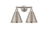 Bathroom Fixtures Two Lights by Innovations ( 405 | 616-2W-SN-MBC-8-SN Edison ) 