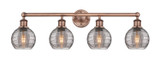 Bathroom Fixtures Four Lights by Innovations ( 405 | 616-4W-AC-G1213-6SM Edison ) 