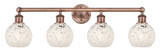Bathroom Fixtures Four Lights by Innovations ( 405 | 616-4W-AC-G1216-6WM Edison ) 