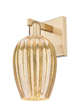Sconces Single Glass by Innovations ( 405 | 716-1W-CB-G457-6ME Arcadia ) 