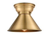 Flush Mounts Metal Shade by Innovations ( 405 | 623-1F-BB-M10-BB Franklin Restoration ) 