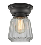 Flush Mounts Glass Down by Innovations ( 405 | 623-1F-BK-G142 Franklin Restoration ) 