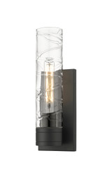 Sconces Single Glass by Innovations ( 405 | 617-1W-BK-G617-11DE Downtown Urban ) 