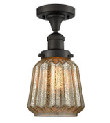 Semi-Flush Mts. Glass Down by Innovations ( 405 | 517-1CH-OB-G146 Franklin Restoration ) 
