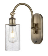 Sconces Single Glass by Innovations ( 405 | 518-1W-AB-G804 Ballston ) 