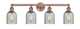 Bathroom Fixtures Four Lights by Innovations ( 405 | 616-4W-AC-G257 Edison ) 