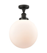 Semi-Flush Mts. Glass Down by Innovations ( 405 | 517-1CH-OB-G201-12 Franklin Restoration ) 