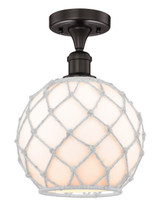 Semi-Flush Mts. Glass Down by Innovations ( 405 | 616-1F-OB-G121-10RW Edison ) 