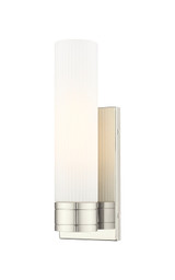 Sconces Single Glass by Innovations ( 405 | 617-1W-PN-G617-11SWH Downtown Urban ) 