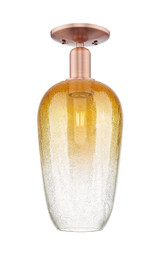 Semi-Flush Mts. Glass Down by Innovations ( 405 | 716-1C-AC-G484-7AM Arcadia ) 
