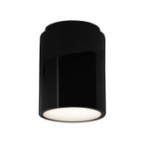 Exterior Ceiling Mount by Justice Designs ( 102 | CER-6100W-BLK Radiance ) 