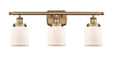 Bathroom Fixtures Three Lights by Innovations ( 405 | 916-3W-BB-G51-LED Ballston Urban ) 