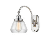 Sconces Single Glass by Innovations ( 405 | 918-1W-PN-G172 Franklin Restoration ) 