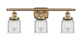Bathroom Fixtures Three Lights by Innovations ( 405 | 916-3W-BB-G52-LED Ballston Urban ) 